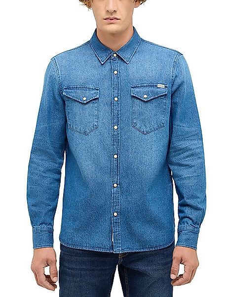 MUSTANG Langarmhemd Herren Style Duver günstig online kaufen