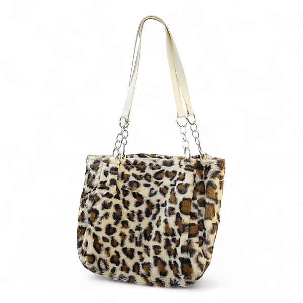 Eyecatcher Handtasche Flauschige Damen Schultertasche im günstig online kaufen