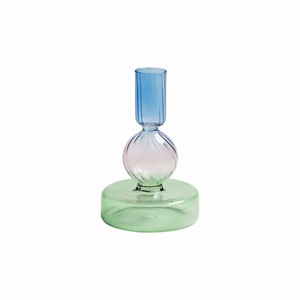 Kerzenleuchter Jumble glas bunt / Ø 7.5 x H 12 cm - Glas - & klevering - Bu günstig online kaufen