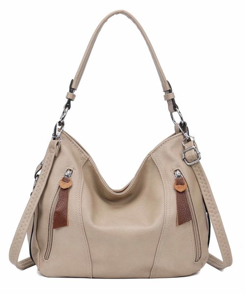 ITALYSHOP24 Schultertasche Damen Tasche Shopper Hobo-Bag günstig online kaufen