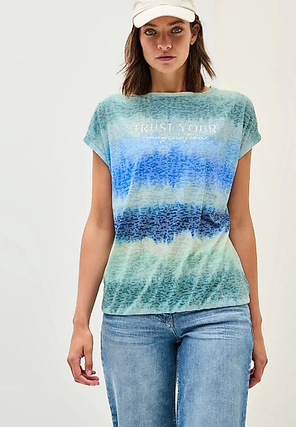 Cecil T-Shirt, in Ausbrenner-Optik günstig online kaufen
