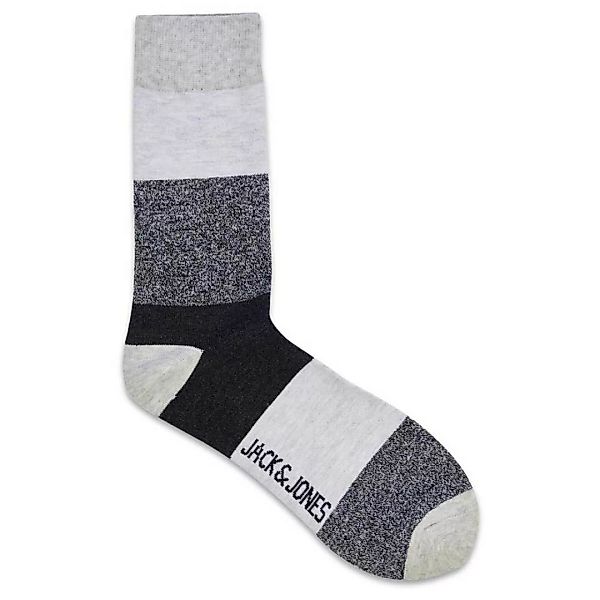 Jack & Jones Twisted Block Socken One Size Light Grey Melange günstig online kaufen