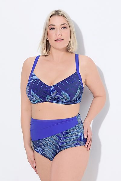 Ulla Popken Bügel-BH Bikini Farnmuster Softcups günstig online kaufen