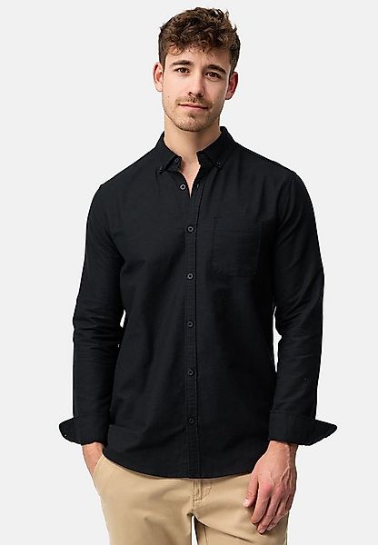 Indicode Langarmhemd Herren Kepner Herrenhemd Langarm mit Button-Down-Krage günstig online kaufen
