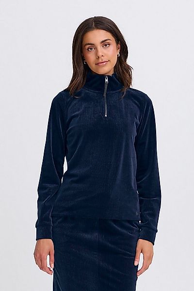OXMO Longsweatshirt OXEBBA HALFZIP Modernes Longsweatshirt günstig online kaufen