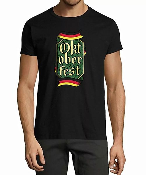 MyDesign24 T-Shirt Herren Party Shirt - Trinkshirt Oktoberfest T-Shirt Baum günstig online kaufen
