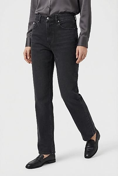 Calvin Klein Jeans Straight-Jeans "HGH RS STRGHT CK ESS" Mit Gürtelschlaufe günstig online kaufen