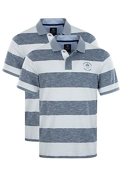 Hajo Poloshirt 2er Pack Riviera (Spar-Set, 2-tlg) Poloshirt - Baumwolle - A günstig online kaufen