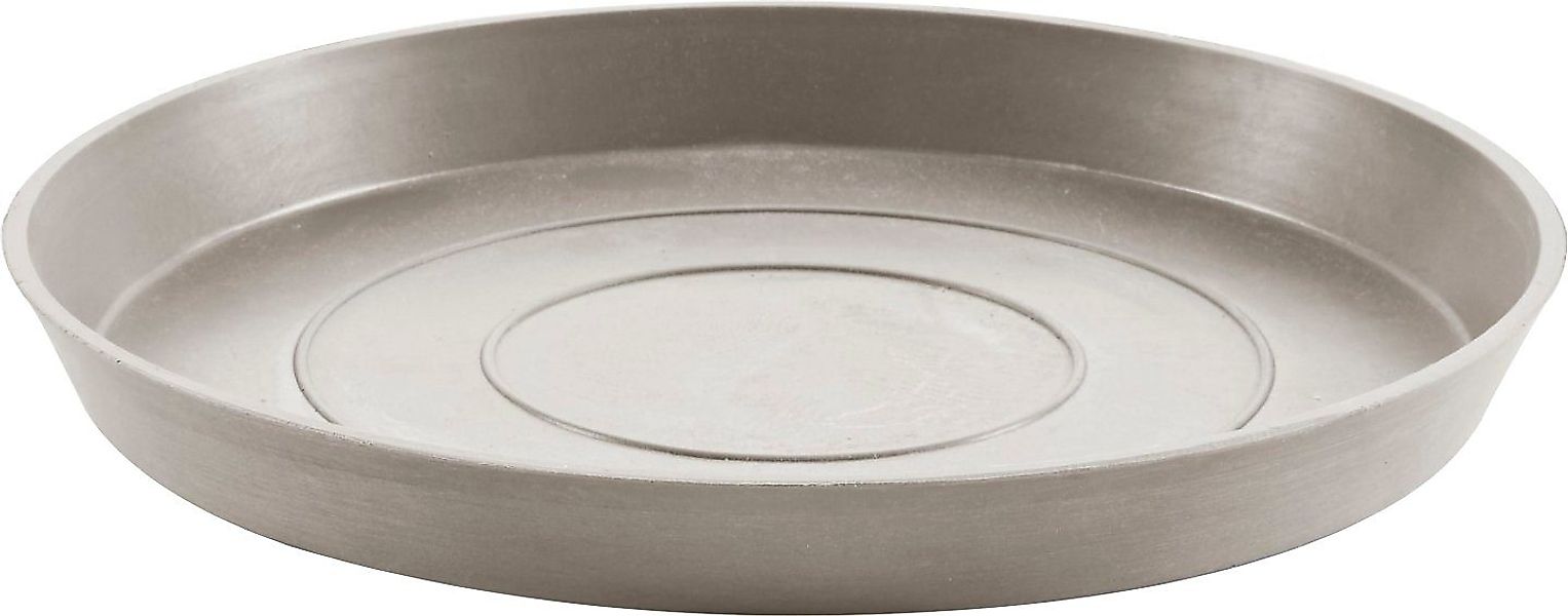 ECOPOTS Blumentopfuntersetzer ROUND SAUCER Taupe, BxTxH: günstig online kaufen