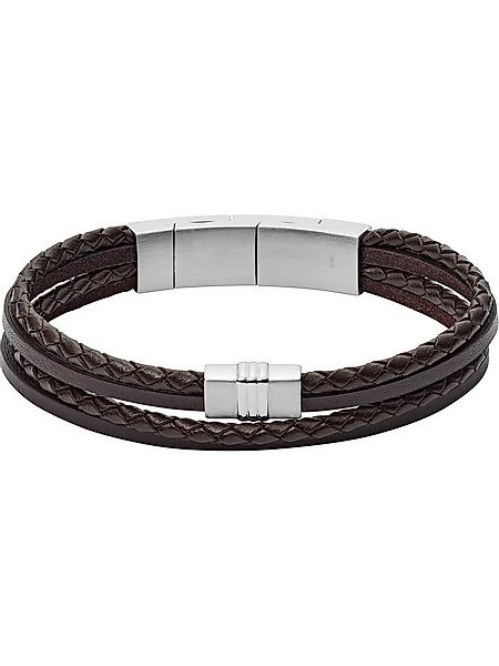 Fossil Armband Fossil Herren-Armband Leder günstig online kaufen