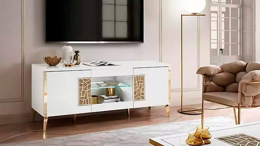 JVmoebel TV-Schrank Luxus TV Ständer in Wohnzimmer Designer Holz Lowboard N günstig online kaufen