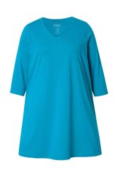 Ulla Popken Longshirt Longshirt A-Linie V-Ausschnitt günstig online kaufen