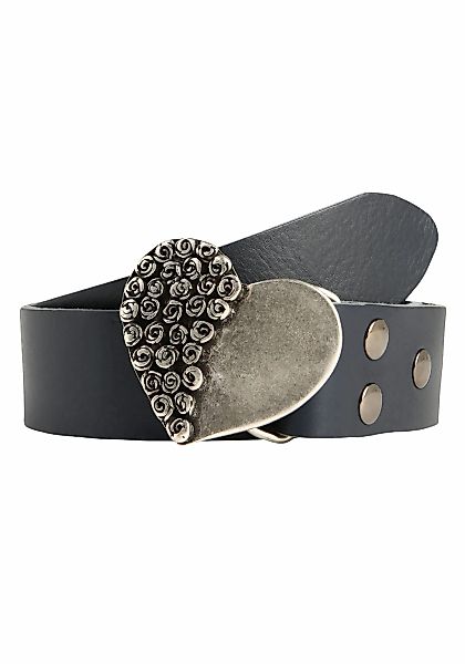 Rettungsring Gürtel Ledergürtel ""Soft Boom Navy", mit austauschbarer Schli günstig online kaufen