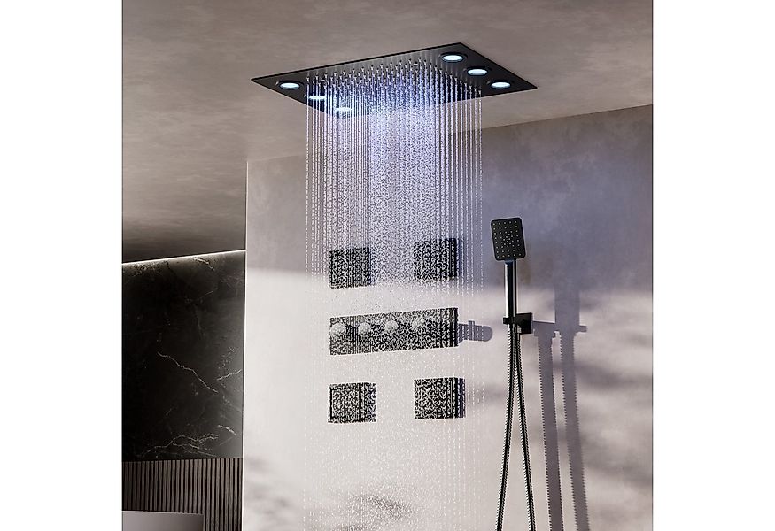 Oihpaw Duschsystem mit thermostat Multifunktionales Regendusche, 1 tlg., RG günstig online kaufen