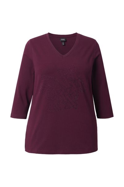 Ulla Popken Longsleeve Shirt Ziersteine Classic günstig online kaufen