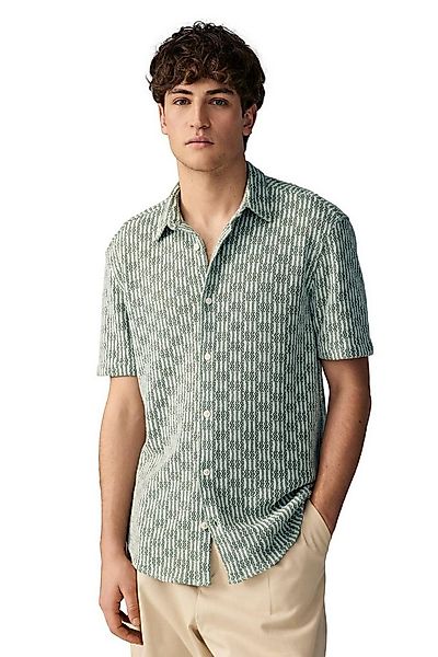 Next Kurzarmhemd Strukturiertes Kurzarmhemd mit Häkeldetail (1-tlg) günstig online kaufen