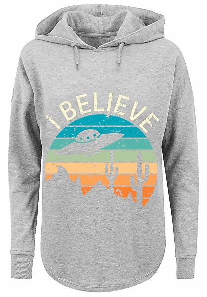 F4NT4STIC Kapuzenpullover "I Believe UFO Alien Sonnenuntergang" Premium Qua günstig online kaufen