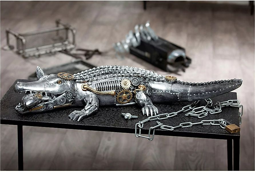 Casablanca by Gilde Tierfigur "Skulptur "Steampunk crocodile"" günstig online kaufen