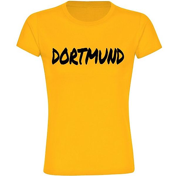 multifanshop T-Shirt Damen Dortmund - Textmarker - Frauen günstig online kaufen