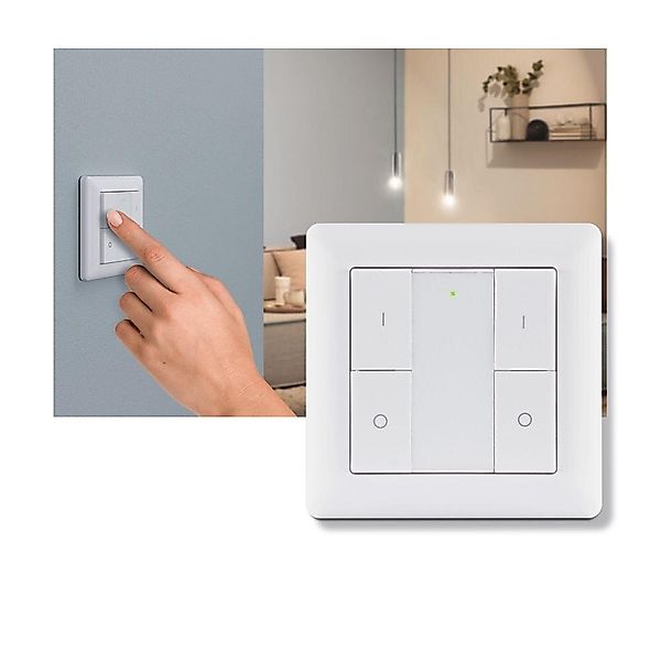 Paulmann "Wandschalter Smart Home Zigbee 3.0 On/Off/Dimm Weiß" günstig online kaufen
