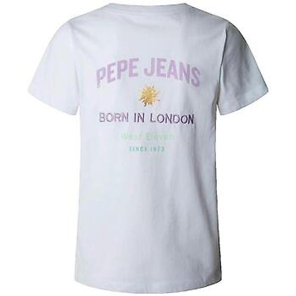 Pepe jeans  T-Shirt T-shirt Pepe Jeans Amanda blanc günstig online kaufen