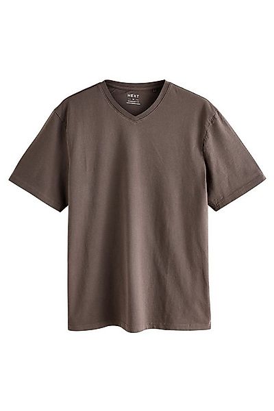 Next T-Shirt Essential T-Shirt mit V-Ausschnitt aus Baumwolle (1-tlg) günstig online kaufen