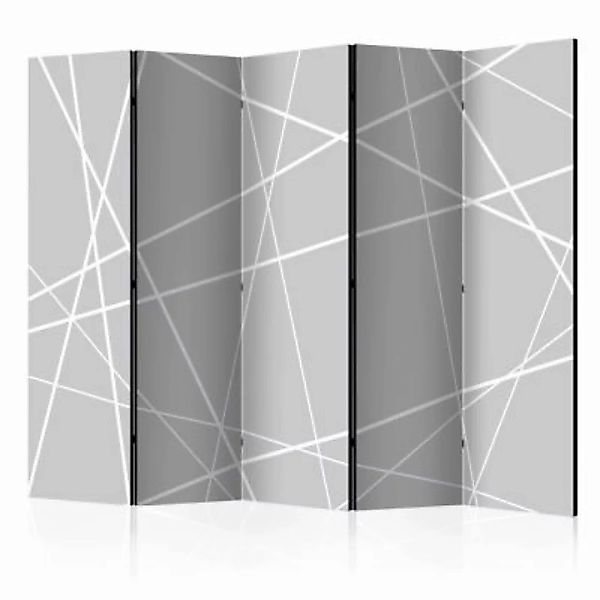 artgeist Paravent Modern Cobweb II [Room Dividers] weiß/grau Gr. 225 x 172 günstig online kaufen