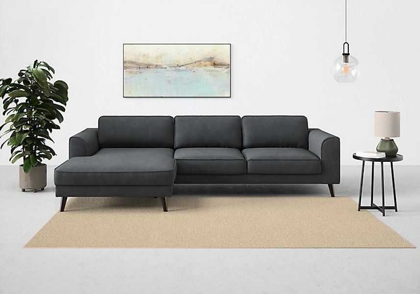 TRENDMANUFAKTUR Ecksofa »Lumber Jack, elegantes Designsofa, zeitlos modern, günstig online kaufen