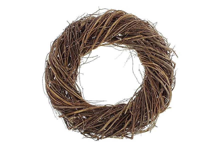 Dekoleidenschaft Dekokranz aus Reisig, Ø 47 cm, braun, großer Reisigkranz, günstig online kaufen