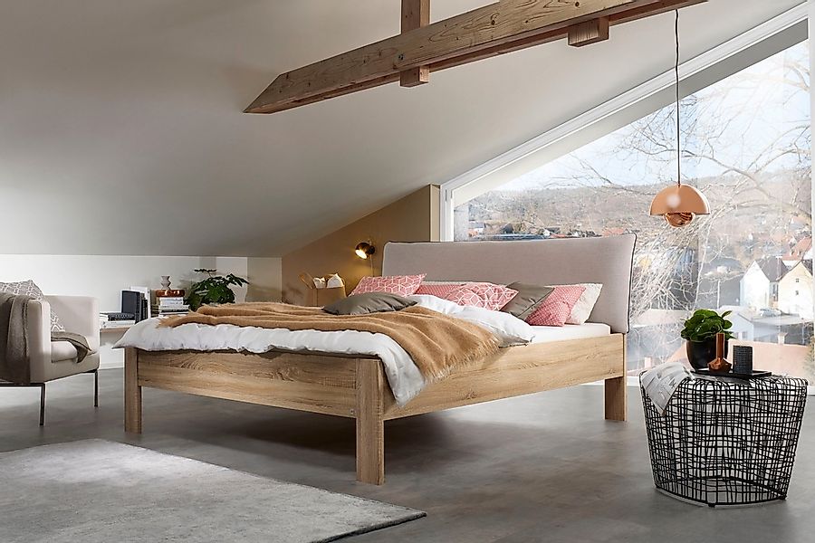 rauch Futonbett "Aditio", Kopfteil Webstoff mit abgesetztem Keder günstig online kaufen