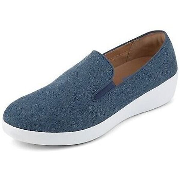 FitFlop  Damenschuhe SUPERSKATE TM LOAFERS SHIMMER DENIM BLUE günstig online kaufen