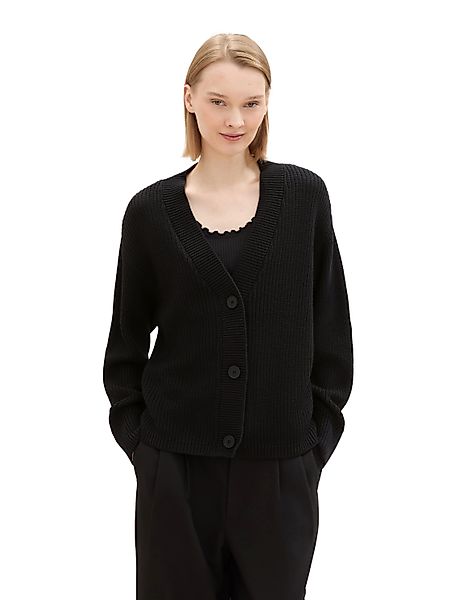 TOM TAILOR Denim Cardigan mit Strickstruktur günstig online kaufen