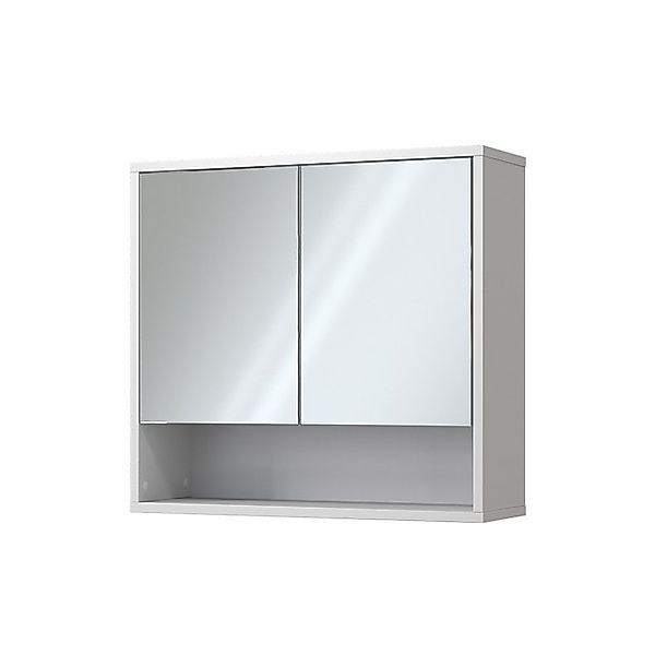 Vicco Badspiegelschrank Eliza Weiß 70 x 65 cm mit 2 Türen günstig online kaufen