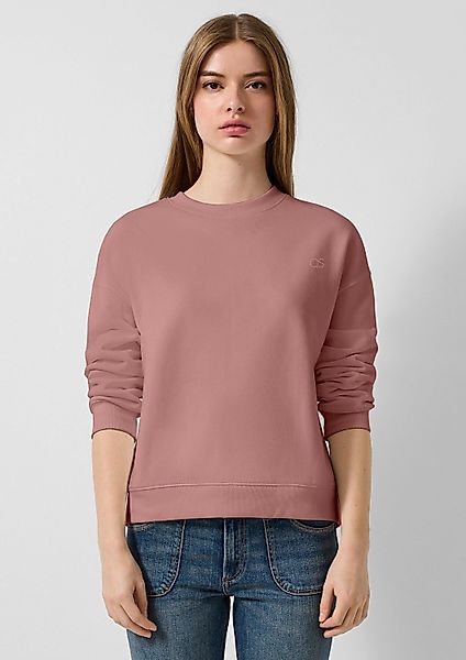 QS Sweatshirt Sweatshirt Weiches Sweatshirt mit günstig online kaufen