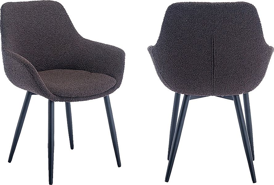 SalesFever Armlehnstuhl "Esszimmerstuhl mit elegantem Komfort" (Set) 2 Stk. günstig online kaufen