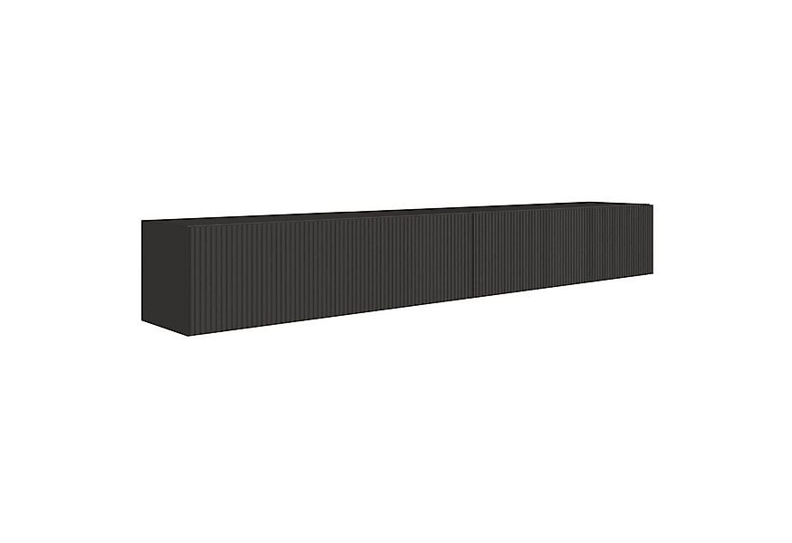 Selsey TV-Schrank VELDIO TV-Lowboard hängend 100/200/300 cm, geriffelte Fro günstig online kaufen