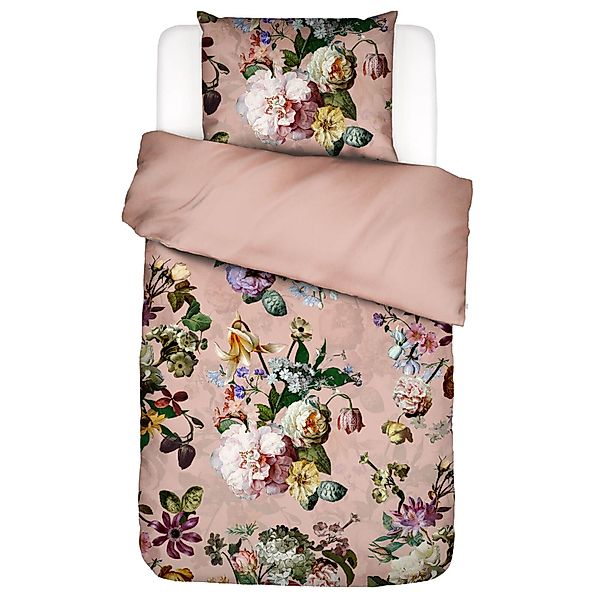 Essenza Bettwäsche Fleur Evening rose Satin, günstig online kaufen