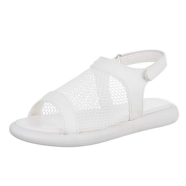 Ital-Design Modische Damen Sandalen mit Mesh-Oberfläche günstig online kaufen