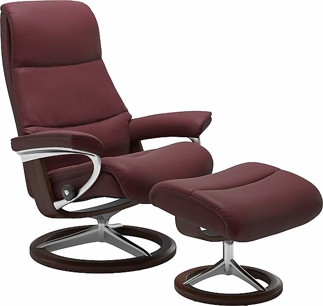 Stressless Relaxsessel "View" mit Signature Base, Größe L,Gestell Braun günstig online kaufen