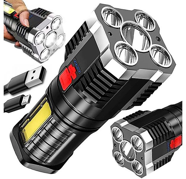 VERK GROUP Taschenlampe Taschenlampe/Scheinwerfer/Campinglampe LED, Wiedera günstig online kaufen