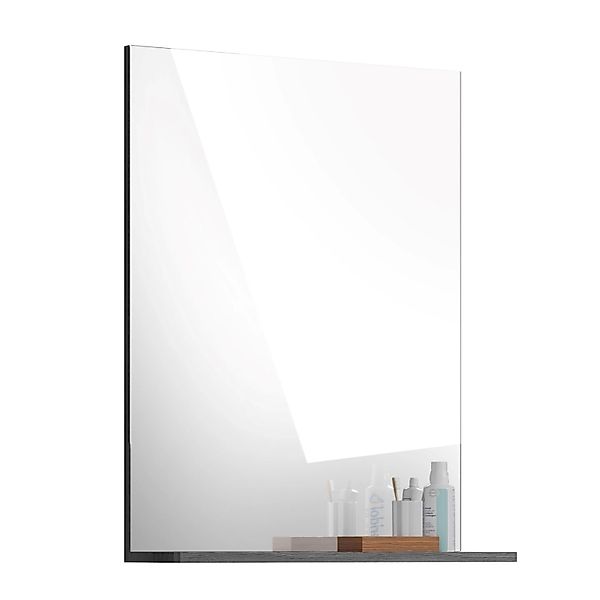 Spiegel 60 cm x 79 cm x 18 cm Rauchsilber günstig online kaufen