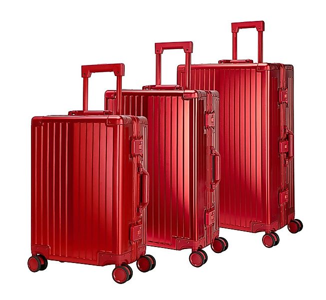 Heuer H Koffer Aluminium STRIPE Premium 20/24/28 Zoll, 4 Rollen, TSA-Schlös günstig online kaufen