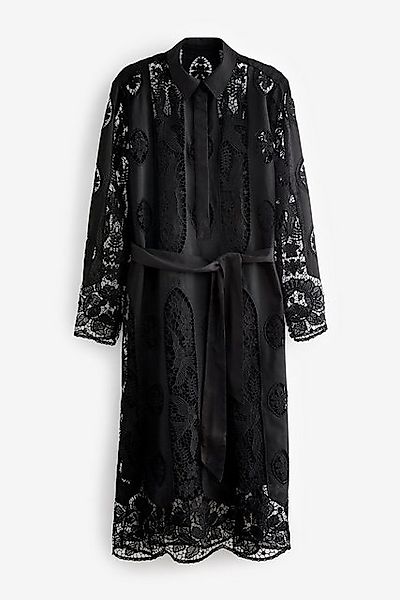 Next Spitzenkleid Hemdkleid mit Spitze (1-tlg) günstig online kaufen