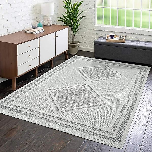 Carpet City Teppich »LINDO 8853«, rechteckig, 11 mm Höhe, Kurzflor, Hochtie günstig online kaufen