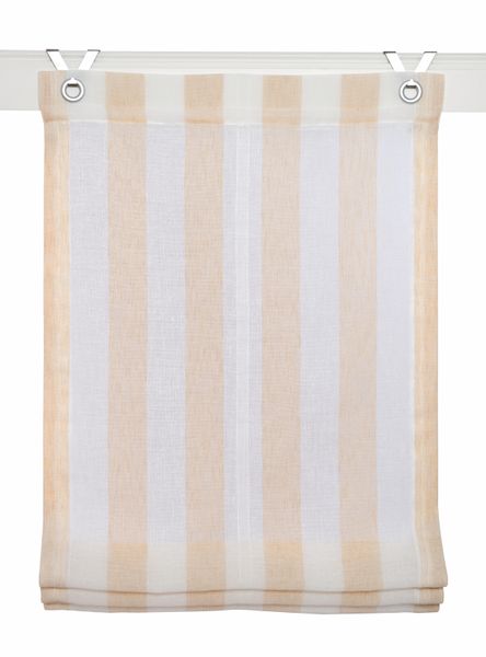 Kutti Raffrollo "Bornholm" mit Hakenaufhängung ohne Bohren halbtransparent, günstig online kaufen