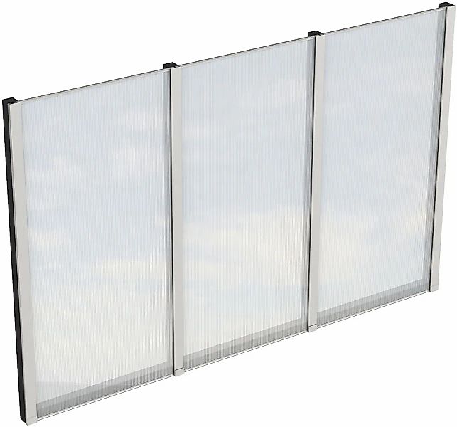Skanholz Carport-Seitenwand, BxH:293x200 cm, m. Polycarbonat, günstig online kaufen