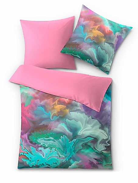 Kleine Wolke Wendebettwäsche »Fusion«, mit abstraktem Muster günstig online kaufen