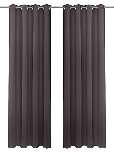 my home Gardine SOLA (1 St), Ösen, verdunkelnd, Polyester, blickdicht, Ösen günstig online kaufen