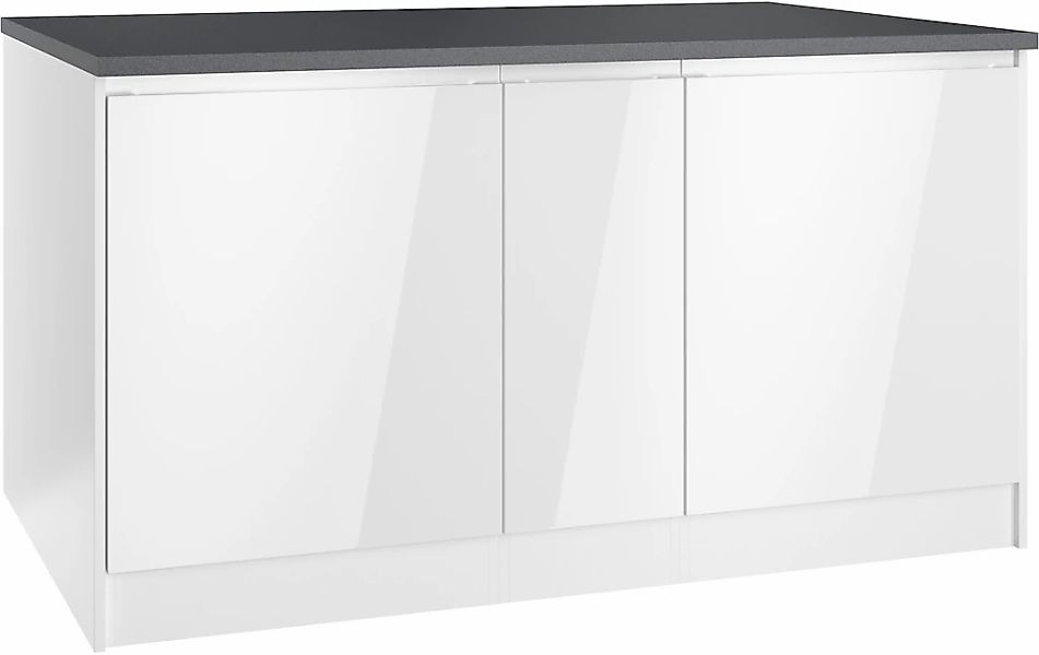 HELD MÖBEL Kücheninsel "Virginia", Breite 153 cm, MDF-Fronten, Flaschenrega günstig online kaufen