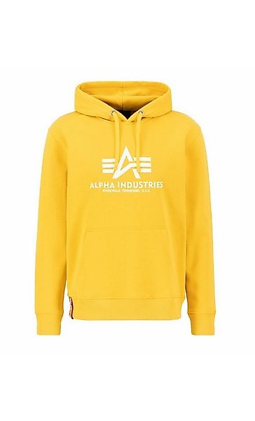Alpha Industries Kapuzenpullover (Hoodie) Basic Logo solargelb Herren günstig online kaufen